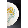 Assiette en porcelaine de Limoges dessin de Jean Cocteau