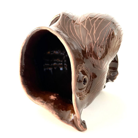 Pichet Zoomorphe, céramique de Jean Marais à Vallauris 1973