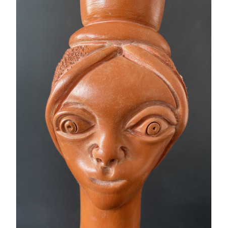 Vase sculpture anthropomorphe par Jean Marais Vallauris