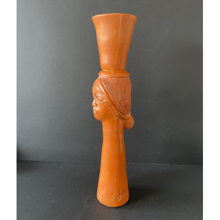 Vase sculpture anthropomorphe par Jean Marais Vallauris