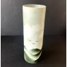 Vase rouleau en porcelaine manufacture Virebent années 70