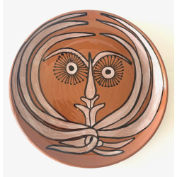 Assiette en céramique par Jean Marais Vallauris