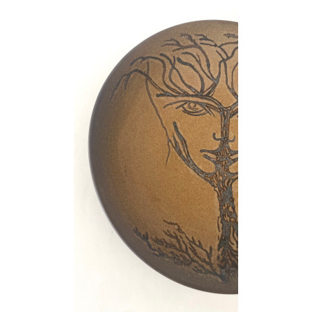 Plat en céramique par Jean Marais Vallauris