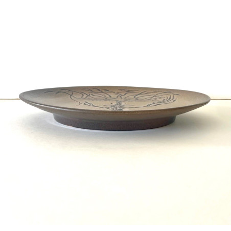 Plat en céramique par Jean Marais Vallauris