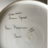 Assiette décorative en porcelaine de Limoges par Simone Coquet pour Primavera