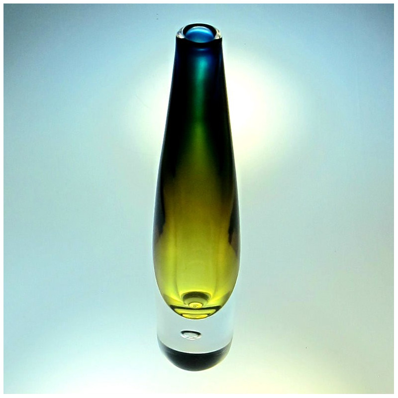 kosta Vicke Lindstrand glass vase 60s