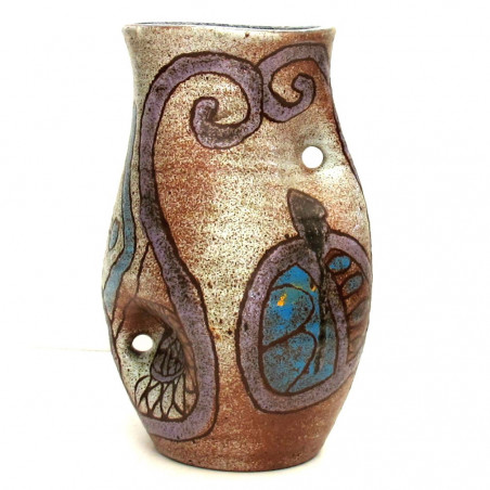 Rare vase Accolay années 60