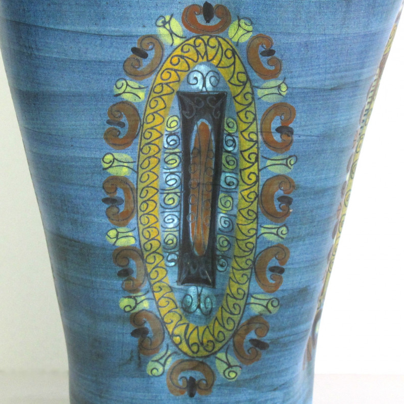 Huge French ceramic vase by Jean de Lespinasse 60s