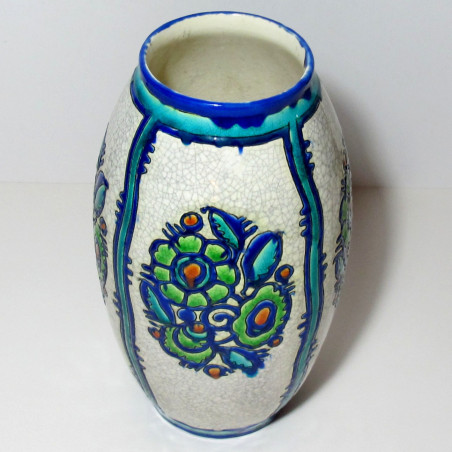 Grand vase Art Déco Keramis Charles Catteau
