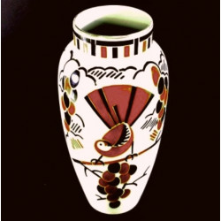 Art Deco vase Keller et Guérin Lunéville