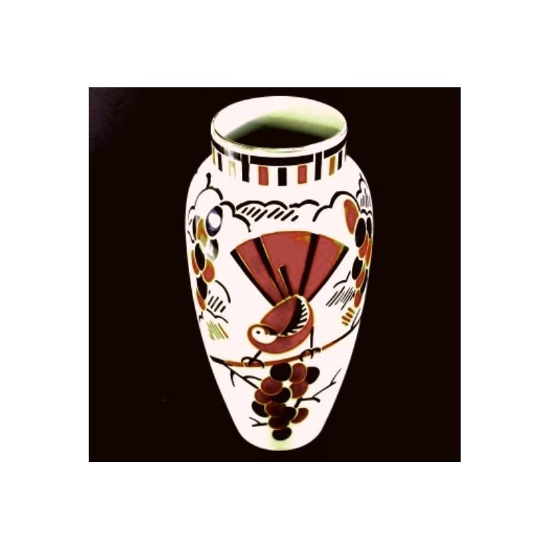 Art Deco vase Keller et Guérin Lunéville