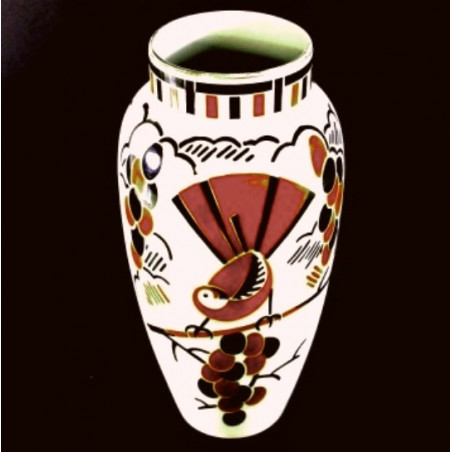 Vase Art déco Keller et Guérin Lunéville