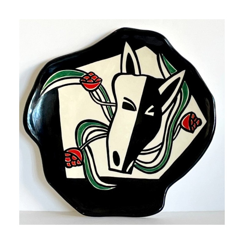 Grand plat en céramique Roland Brice et Fernand Léger