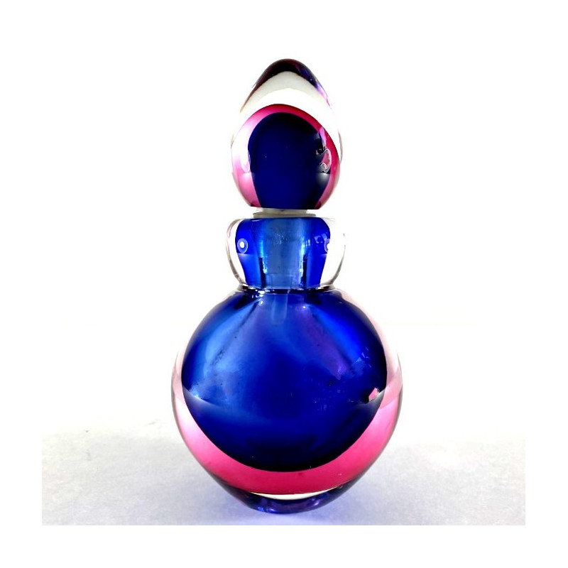 Flacon à parfum Murano Sommerso années 70