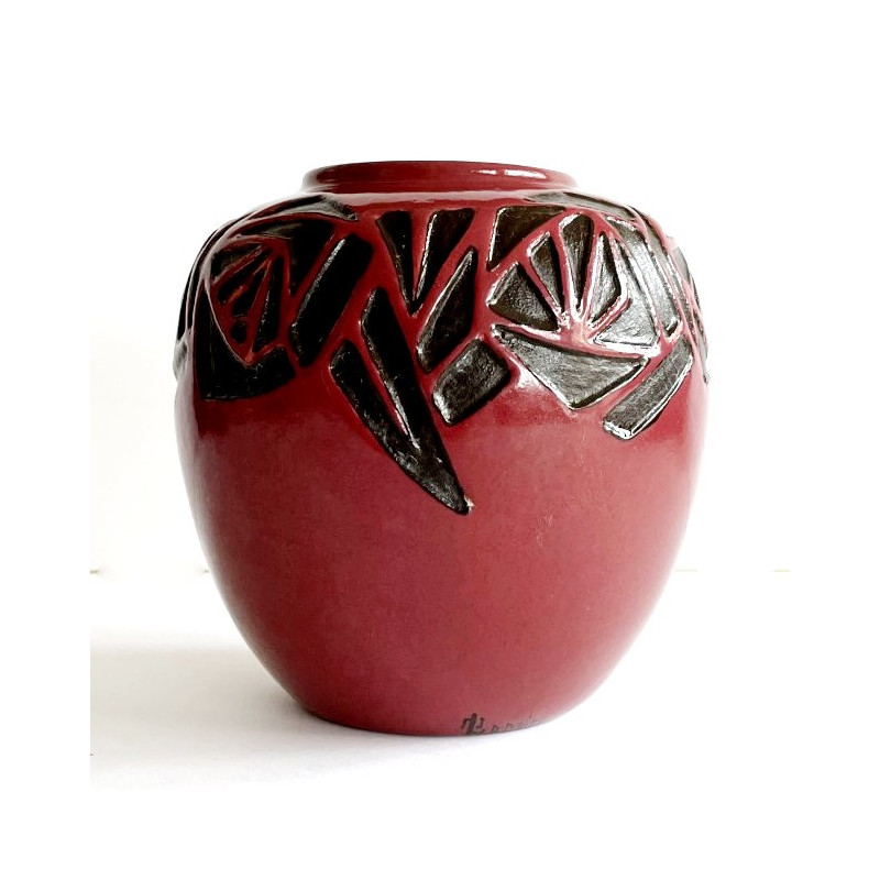 Vase Art déco signé Octave Larrieu