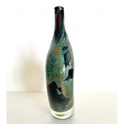 Vase soliflore en verre  Jean-Claude Novaro