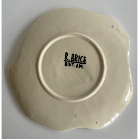 Large Ceramic Dish Roland Brice & Fernand Léger 50s