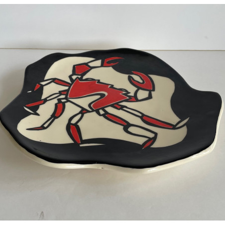 Large Ceramic Dish Roland Brice & Fernand Léger 50s
