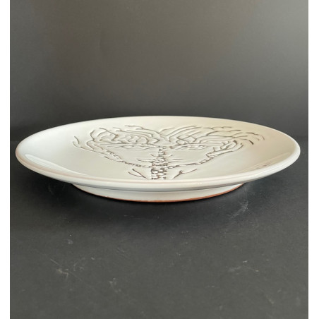 Earthenware Plate by Jean Marais Vallauris