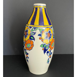 Boch La Louvière Charles Catteau Art Deco Vase