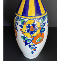 Boch La Louvière Charles Catteau Art Deco Vase