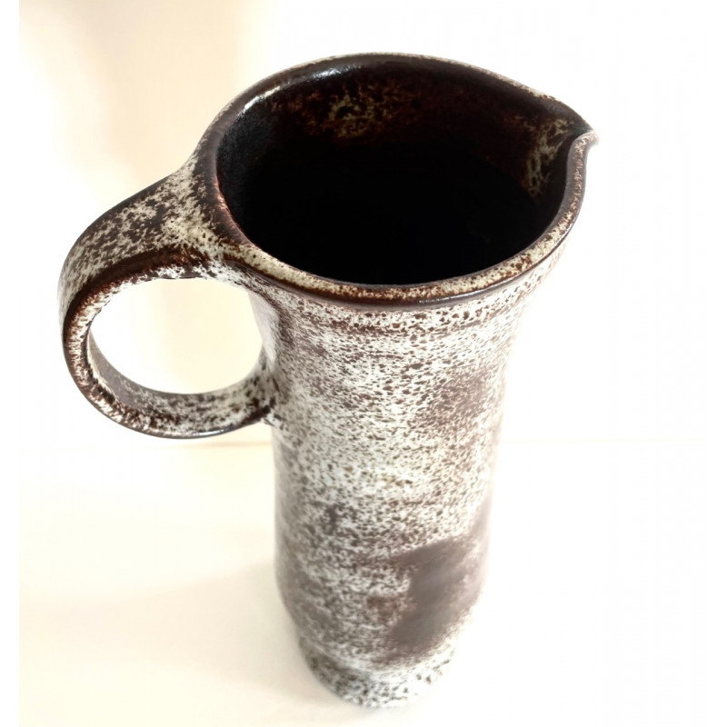 Michel Anasse vallauris ‘60s France 陶器 Michel ANASSE Ceramic Pitcher Vase Vintage French Pottery