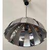 Suspension design années 70 chrome et aluminium