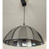 Suspension design années 70 chrome et aluminium