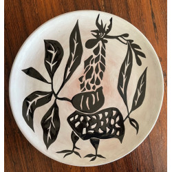 Large Ceramic Dish By Jean...