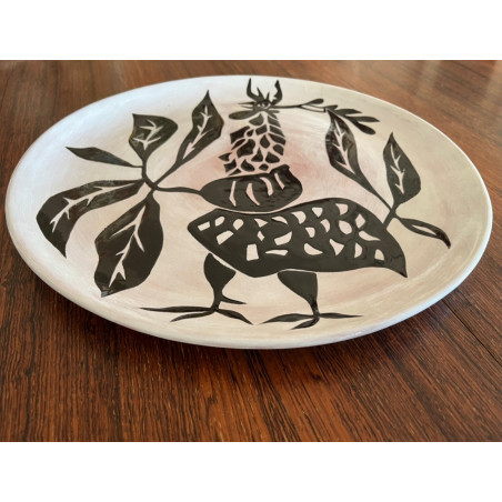 Grand plat en céramique par Jean Lurçat à Sant Vicens