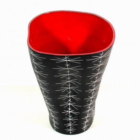 Grand vase en céramique  par  Jean de Lespinasse années 50