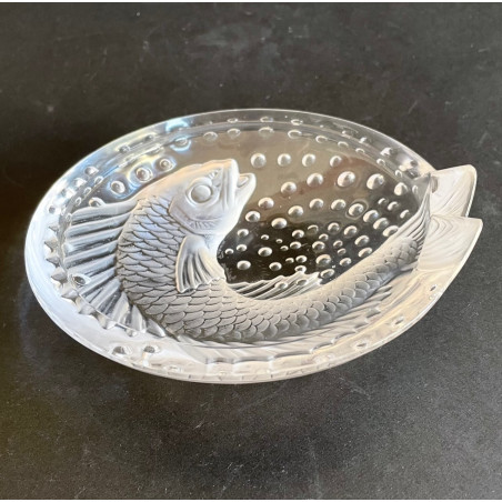 Crystal Fish Bowl Lalique France