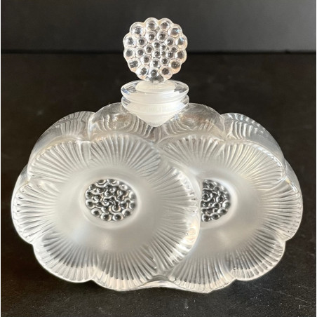 Flacon à parfum "deux fleurs" Lalique France