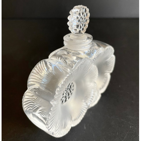 Flacon à parfum "deux fleurs" Lalique France