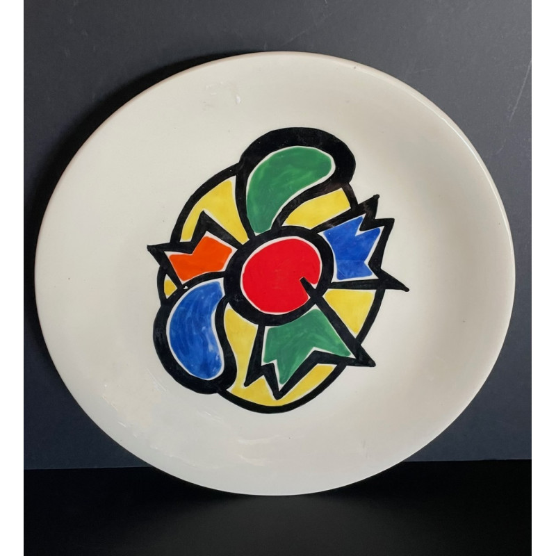 Earthenware Plate Roland Brice And Fernand Léger Biot