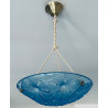 Art Deco Glass Ceiling  Lamp Signed Degué