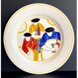 Dish In Earthenware by Olivier Lapicque for FAB QUIMPER