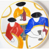 Dish In Earthenware by Olivier Lapicque for FAB QUIMPER