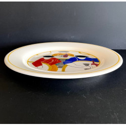 Dish In Earthenware by Olivier Lapicque for FAB QUIMPER