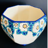 Art Deco Flower Pot In Longwy Faience