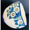 Art Deco Flower Pot In Longwy Faience