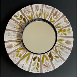 Ceramic mirror by Roger...