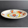Earthenware plate Roger Capron Vallauris 60s