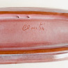 Plat en céramique signé Cloutier années 60
