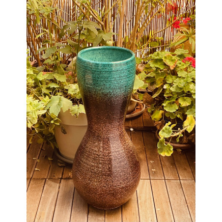 Very large Accolay ceramic vase 1960s