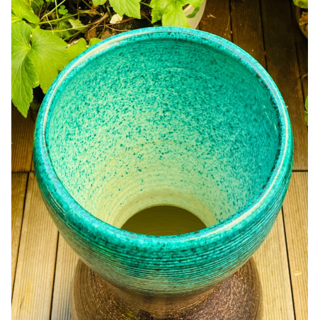 Very large Accolay ceramic vase 1960s