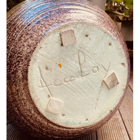 Very large Accolay ceramic vase 1960s