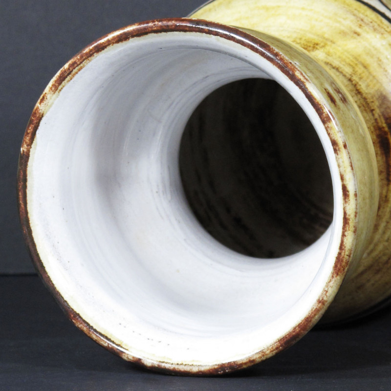 Earthenware vase Jean-Claude Malarmey Vallauris 60s