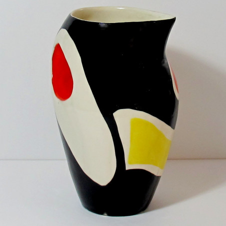 VASE PICHET EN FAÏENCE ROLAND BRICE ET FERNAND LÉGER BIOT