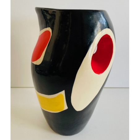 VASE PICHET EN FAÏENCE ROLAND BRICE ET FERNAND LÉGER BIOT